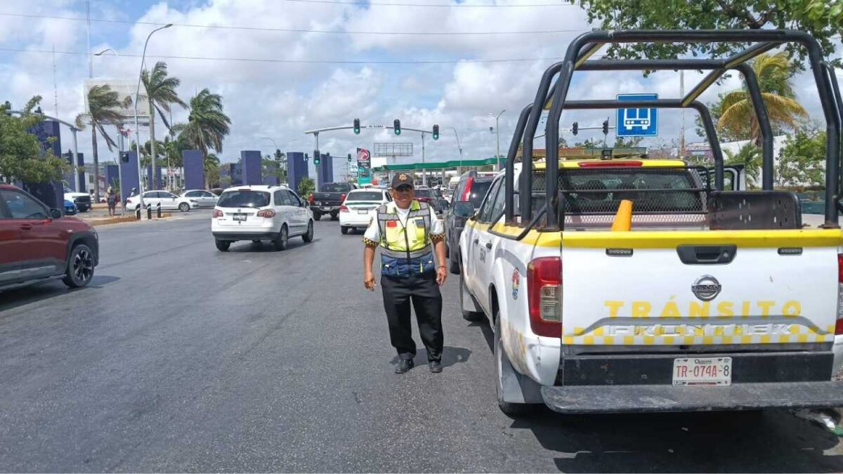 Cierres viales en Cancún por obras.