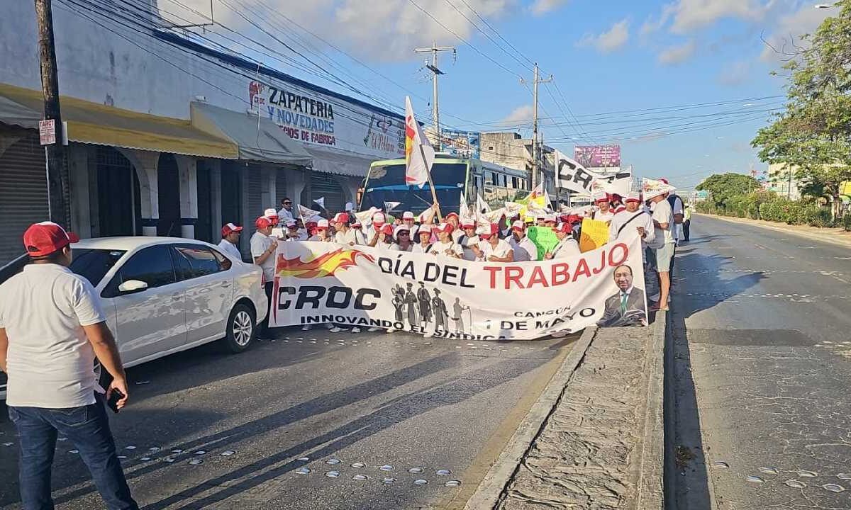 Día del Trabajo en Cancún en calma.
