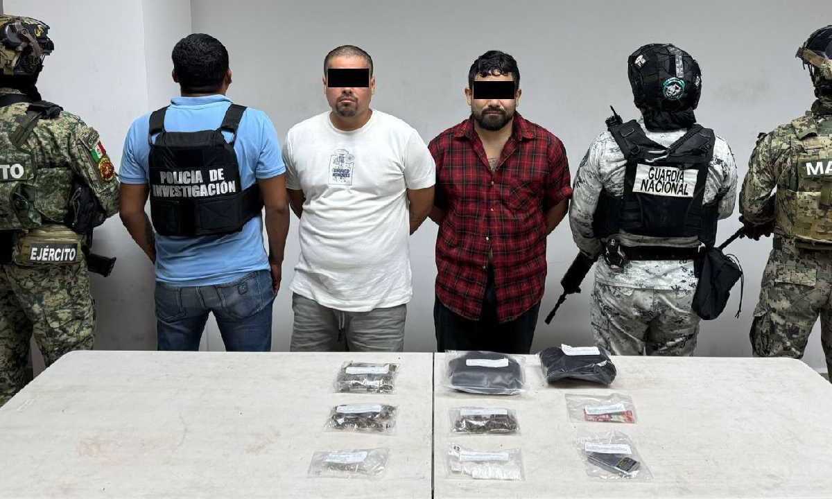 Los detenidos en Cancún tenían drogas.
