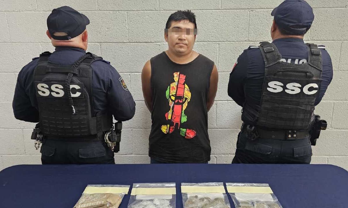 Capturan al “Enano” en Cozumel por narcomenudeo.