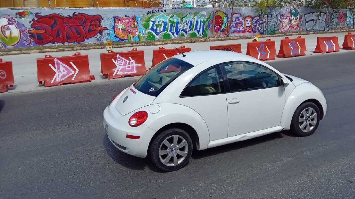 Cierres viales en Cancún.