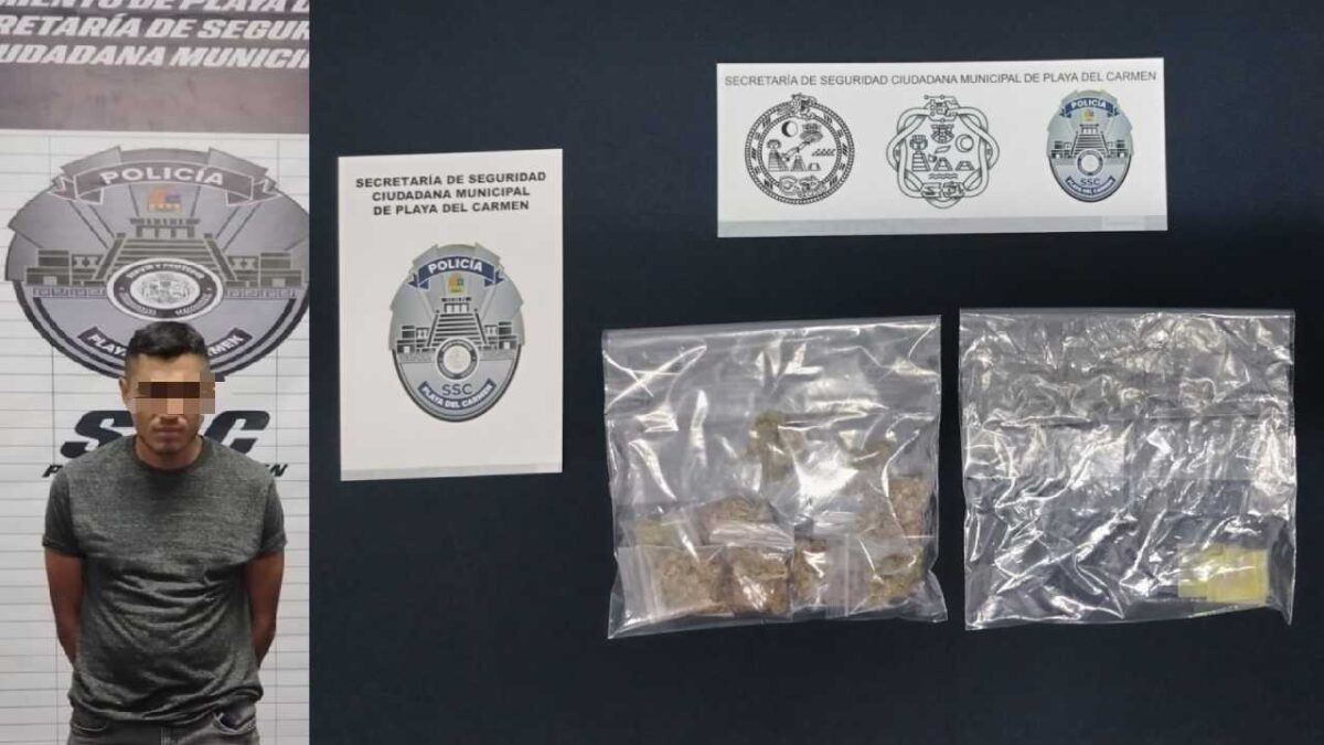 El sujeto fue detenido en Playa del Carmen.