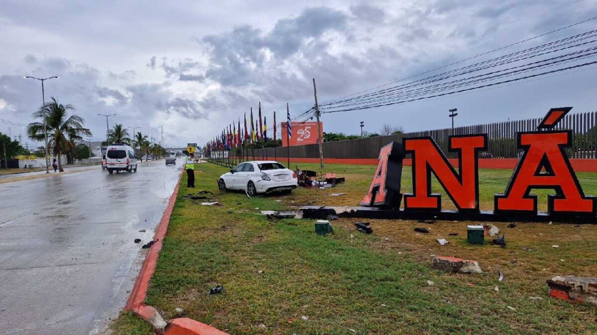 Accidentada jornada en Cancún.