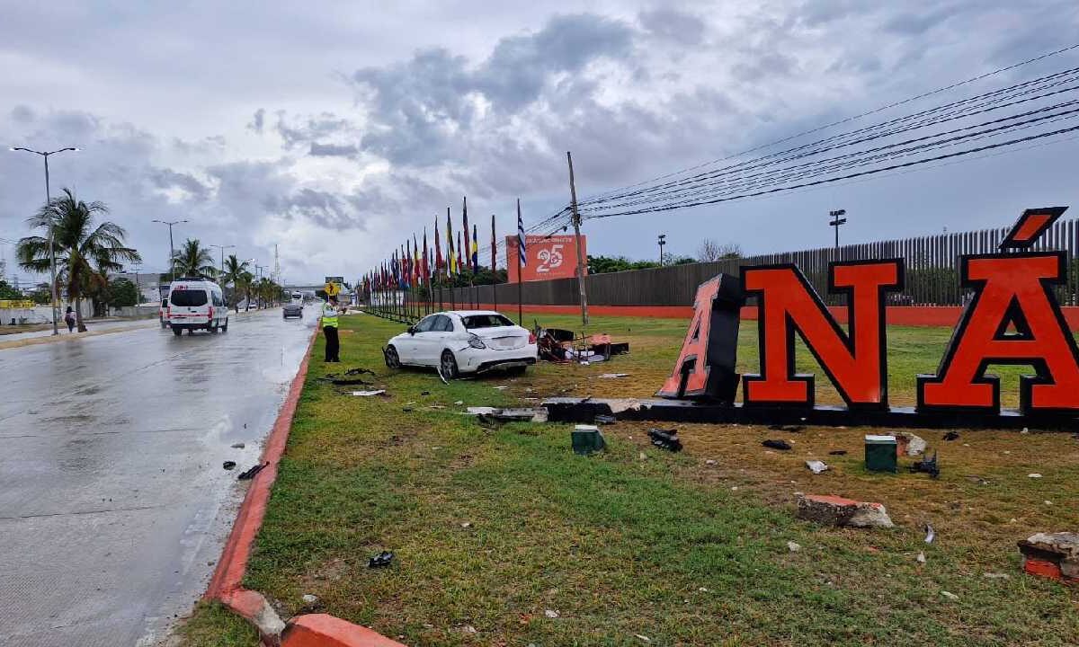 Accidentada jornada en Cancún.