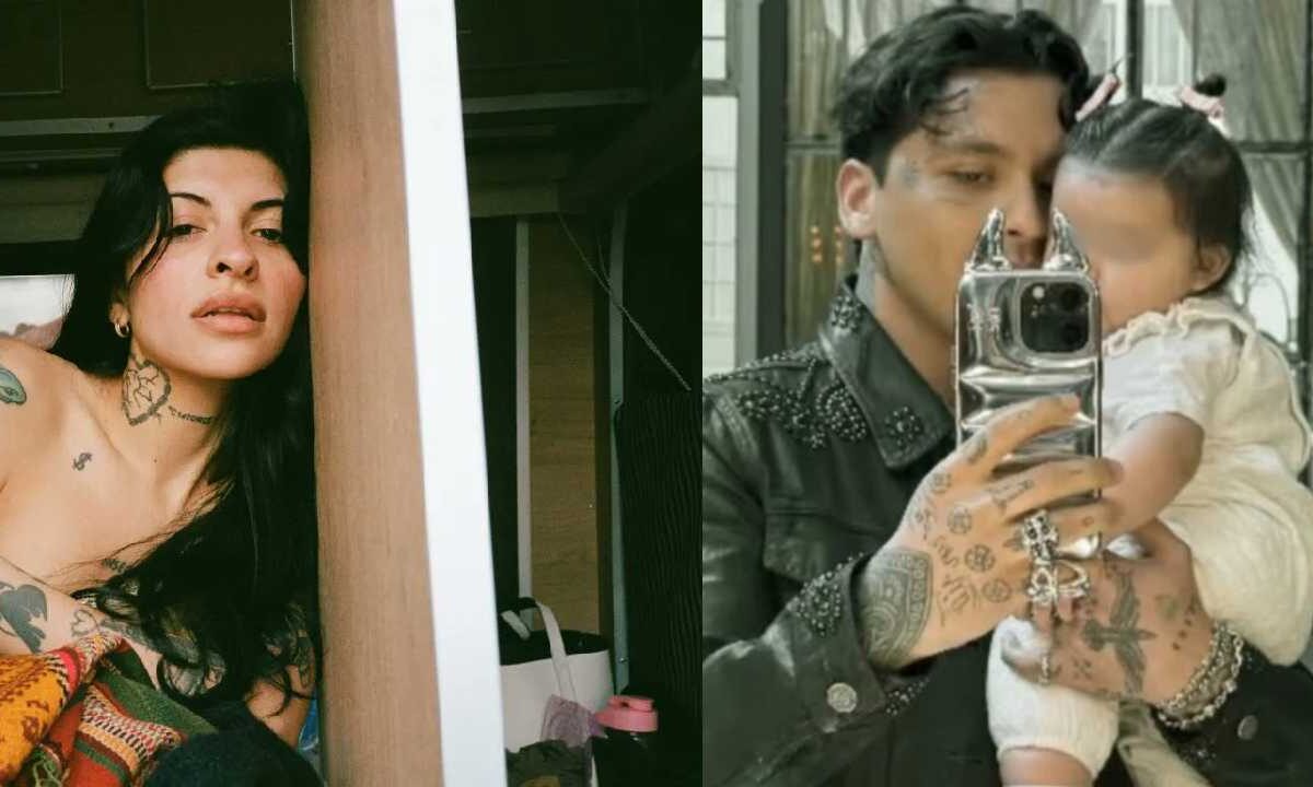 Nodal pudo ver a su hija.