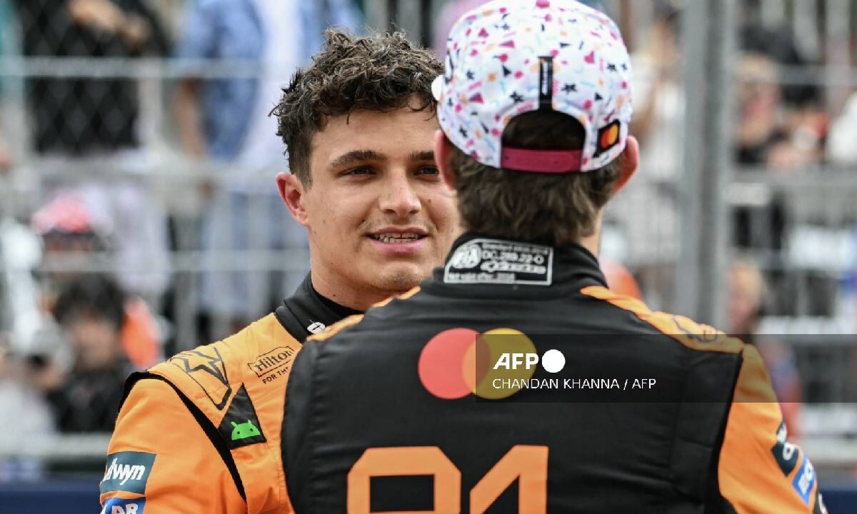 Lando Norris, ganador de la Sprint de la F1 en Miami.