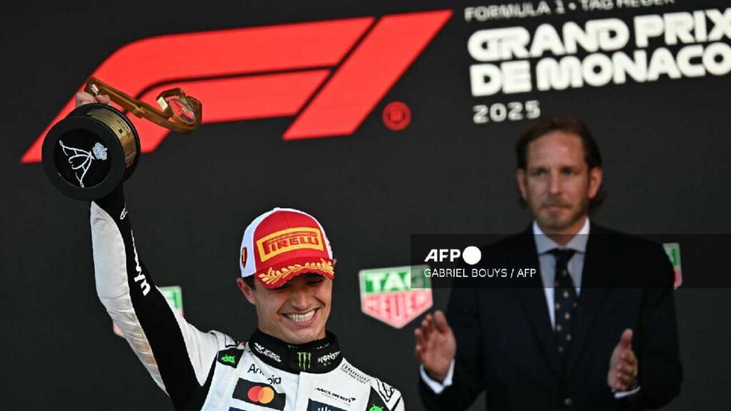 Lando Norris gana en Mónaco.
