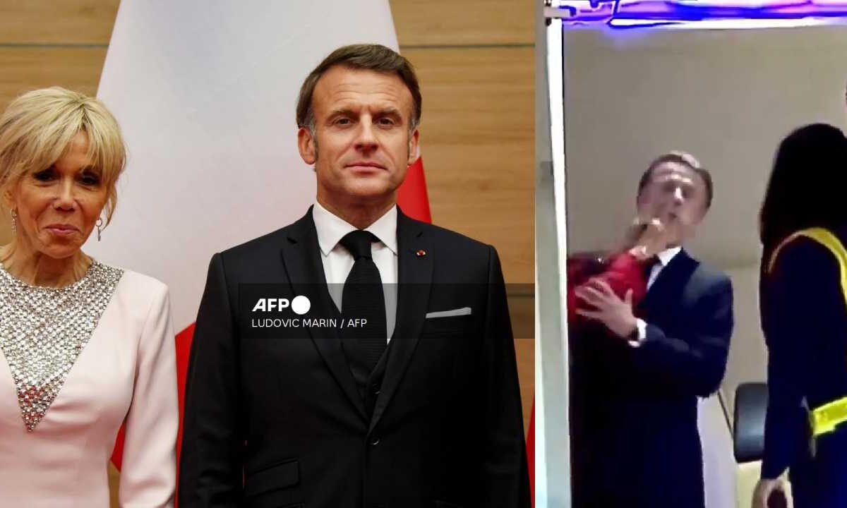 Macron rompe el silencio.