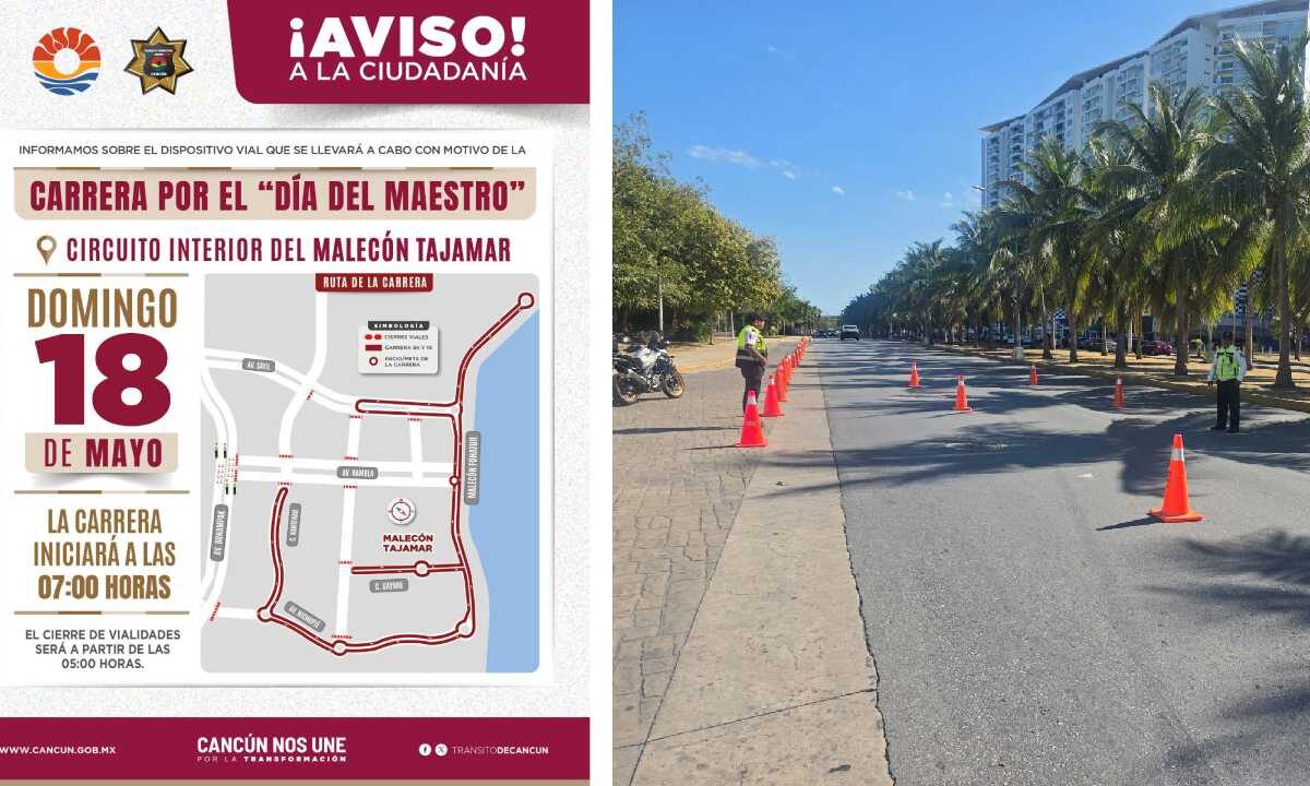 Habrá operativo especial en Malecón Tajamar por eventos.
