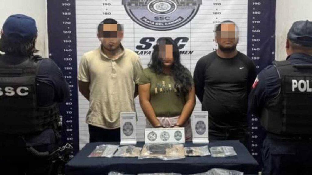 El operativo fue en Playa del Carmen.
