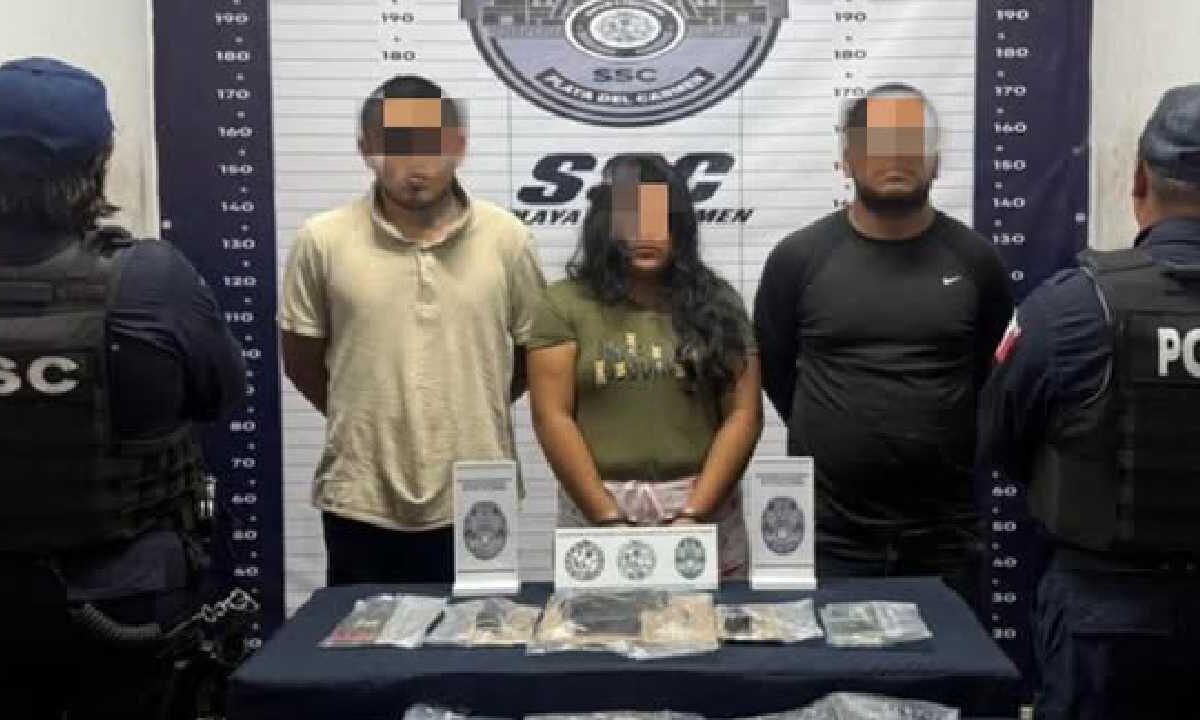 El operativo fue en Playa del Carmen.