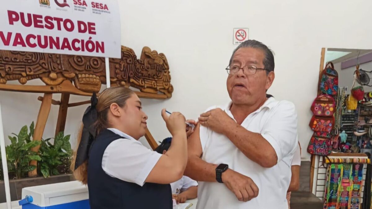 Vacunación en Quintana Roo.