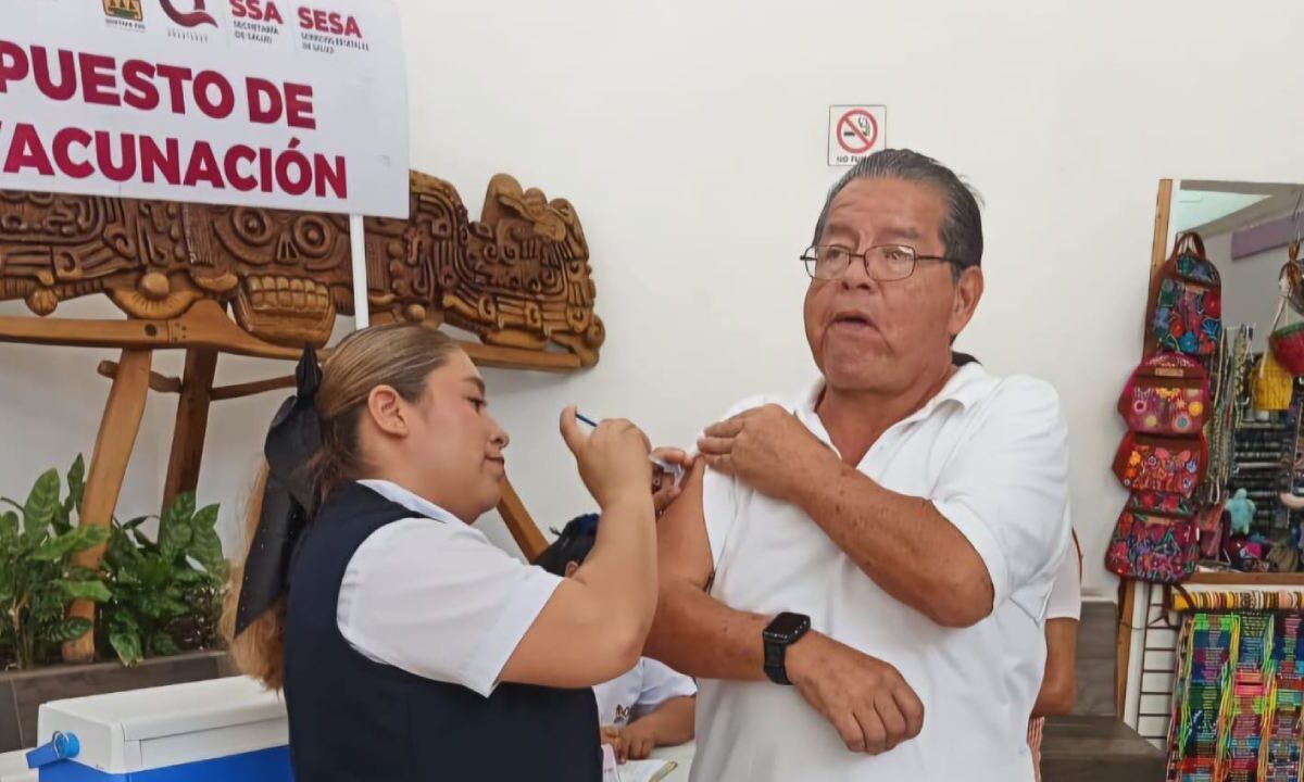 Vacunación en Quintana Roo.