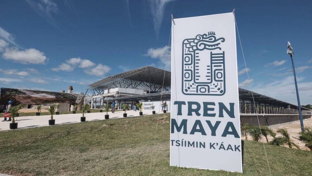 Tren Maya en Cancún.