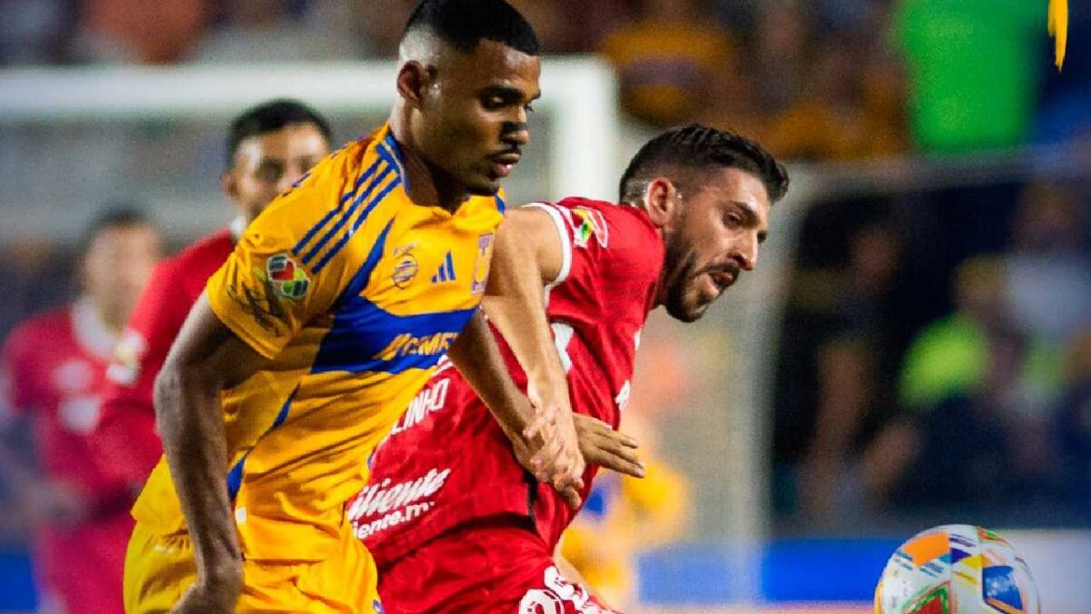 Tigres vs Toluca. empatan en partido de ida.