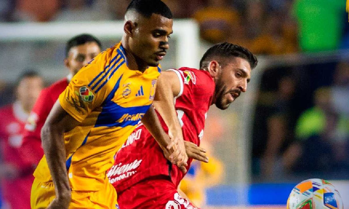 Tigres vs Toluca. empatan en partido de ida.