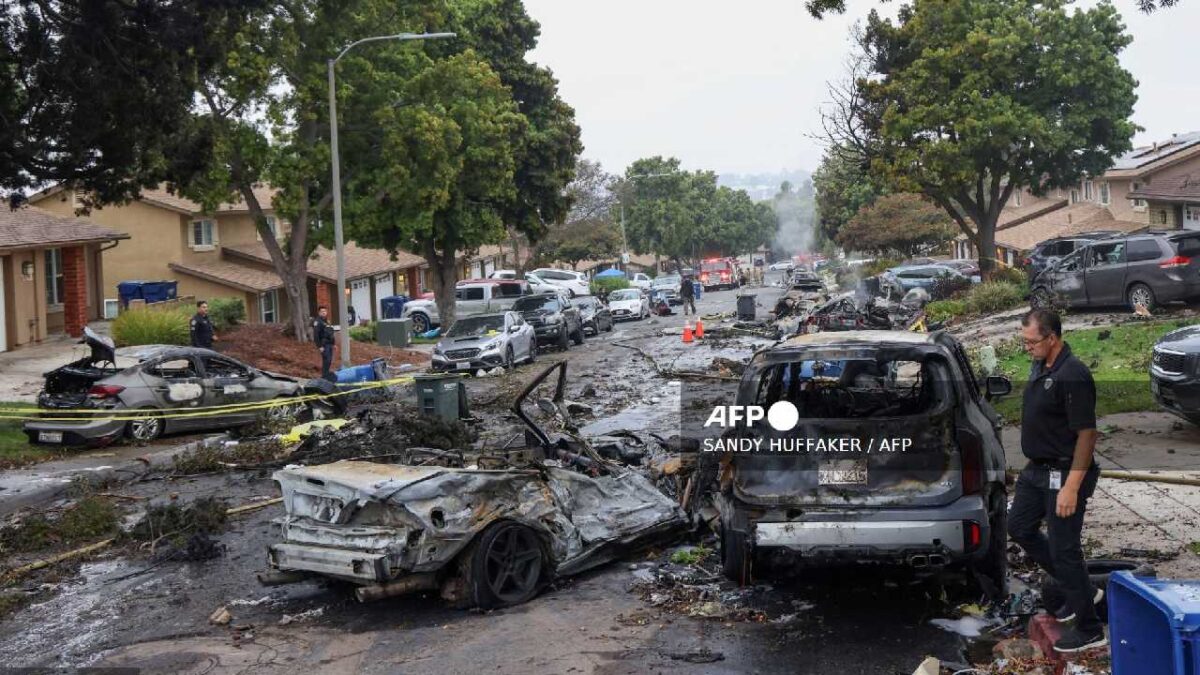 Tragedia aérea en California.