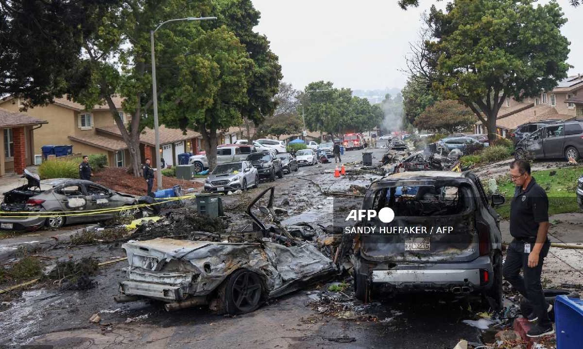 Tragedia aérea en California.