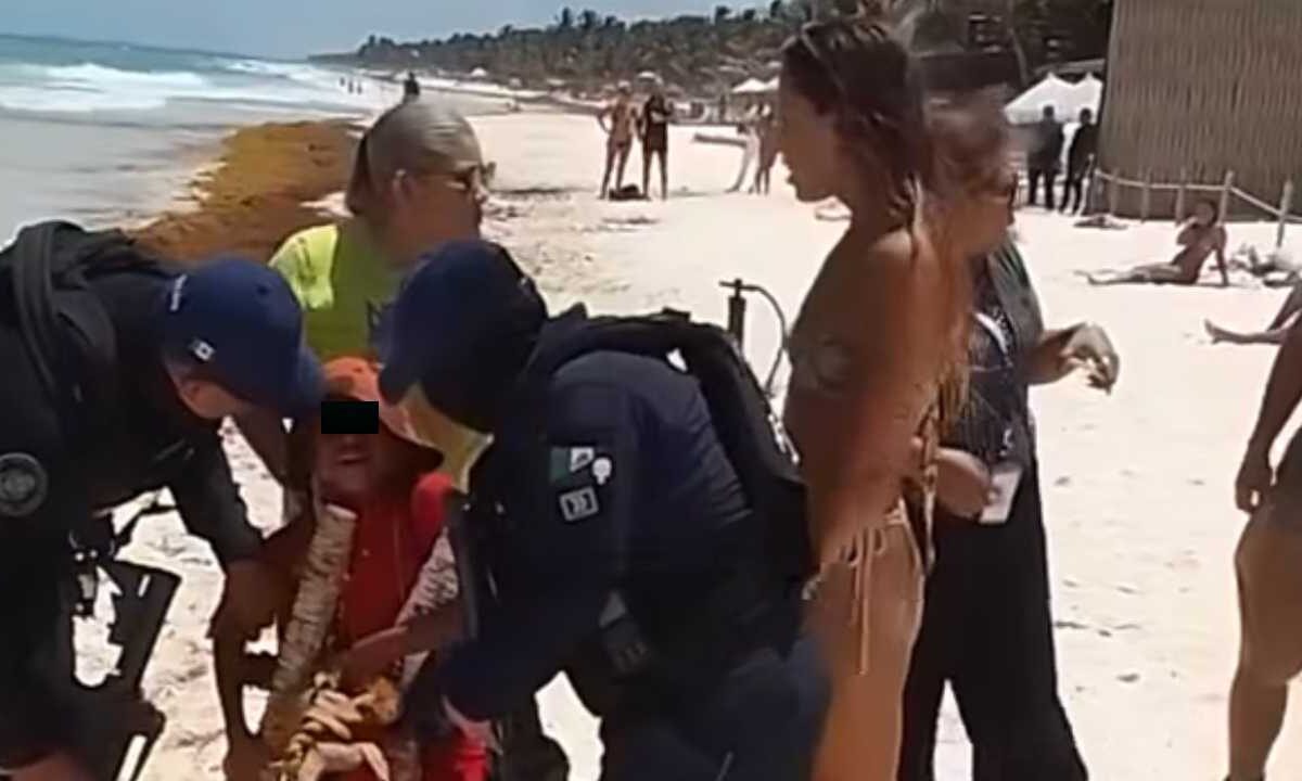 Últimas noticias. Los hechos fueron en una playa de Tulum.