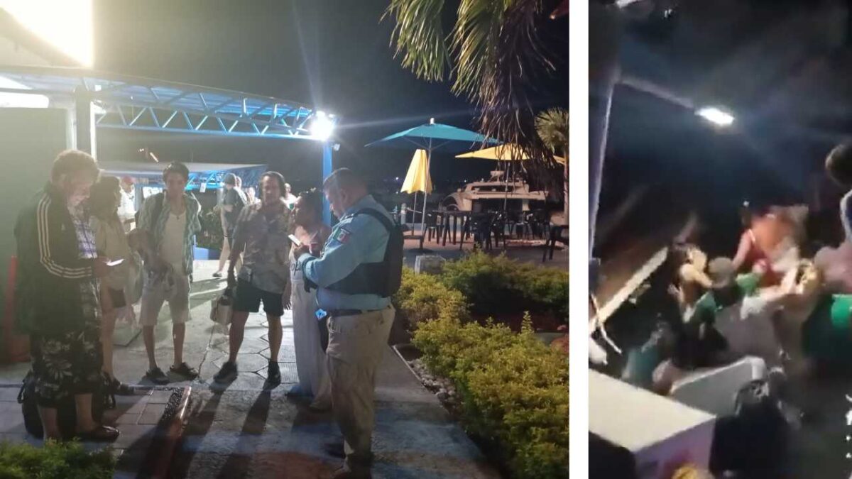 El accidente fue en Aqua Tours.