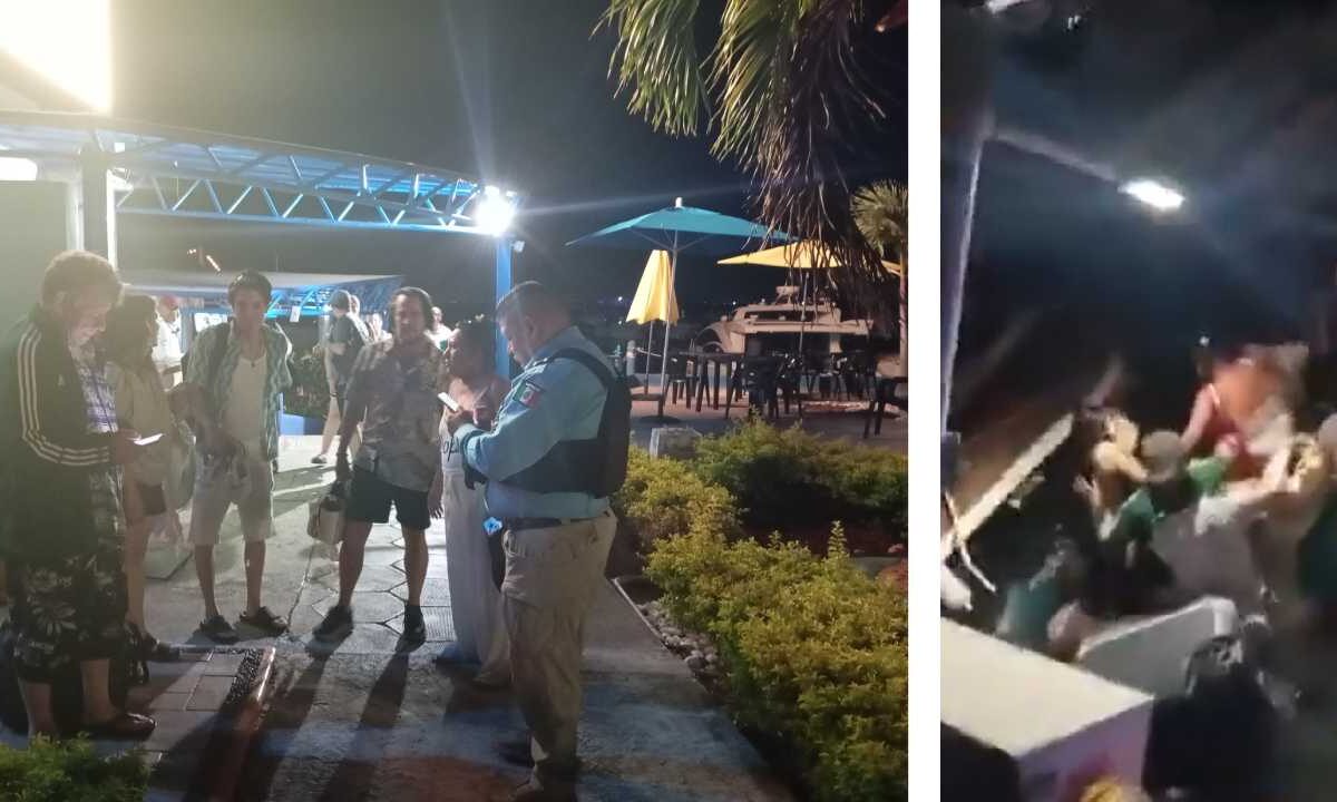 El accidente fue en Aqua Tours.