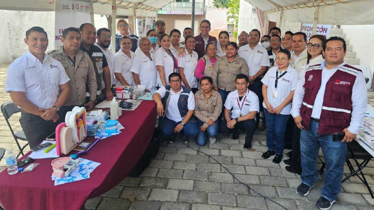 Las caravanas del bienestar en Puerto Morelos.