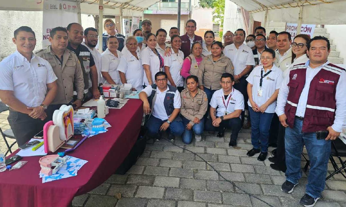 Las caravanas del bienestar en Puerto Morelos.