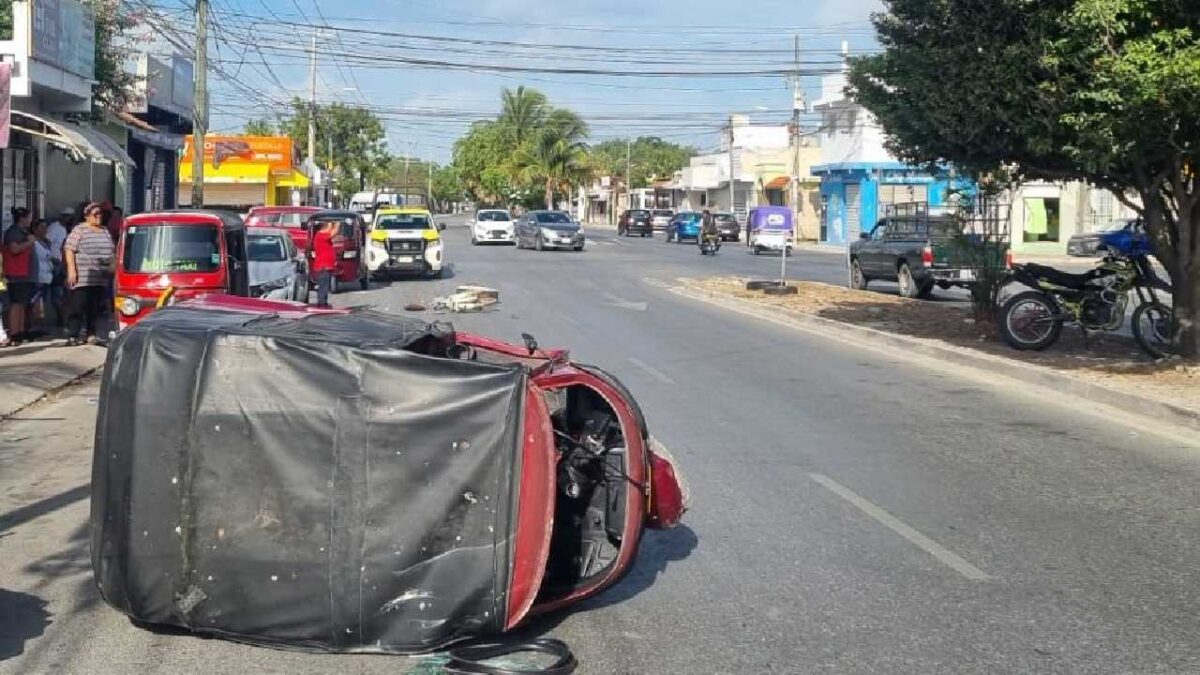 El accidente en Cancún ocurrió esta mañana.