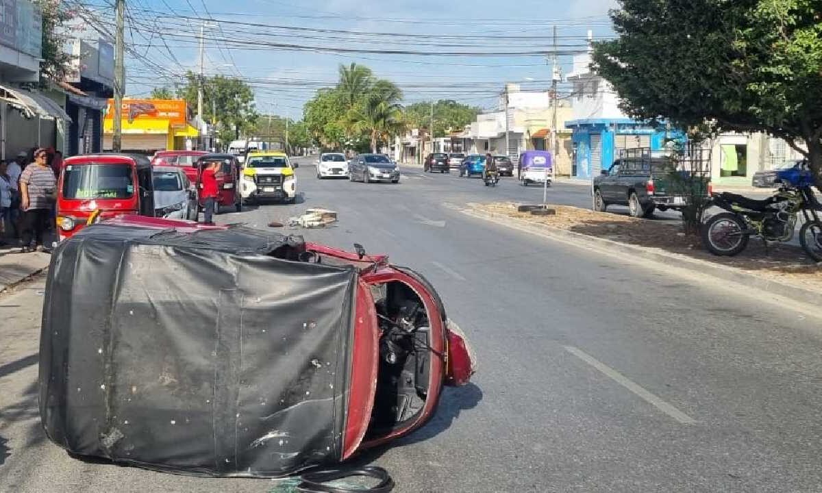 El accidente en Cancún ocurrió esta mañana.