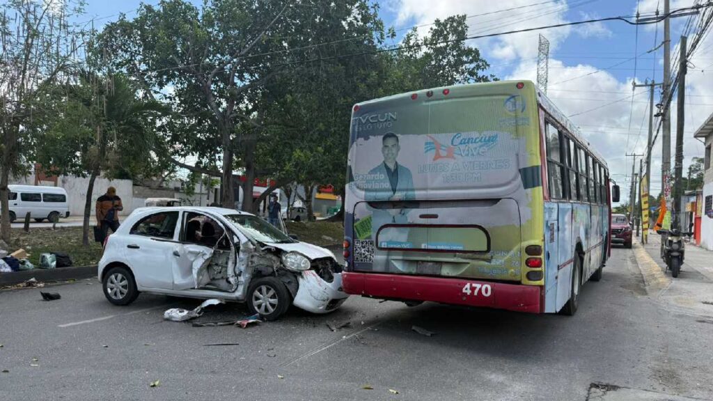 Accidente en Cancún.