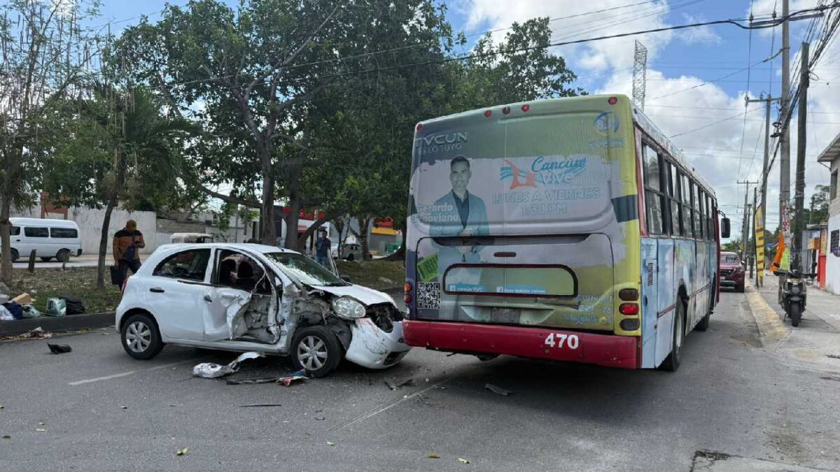 Accidente en Cancún.