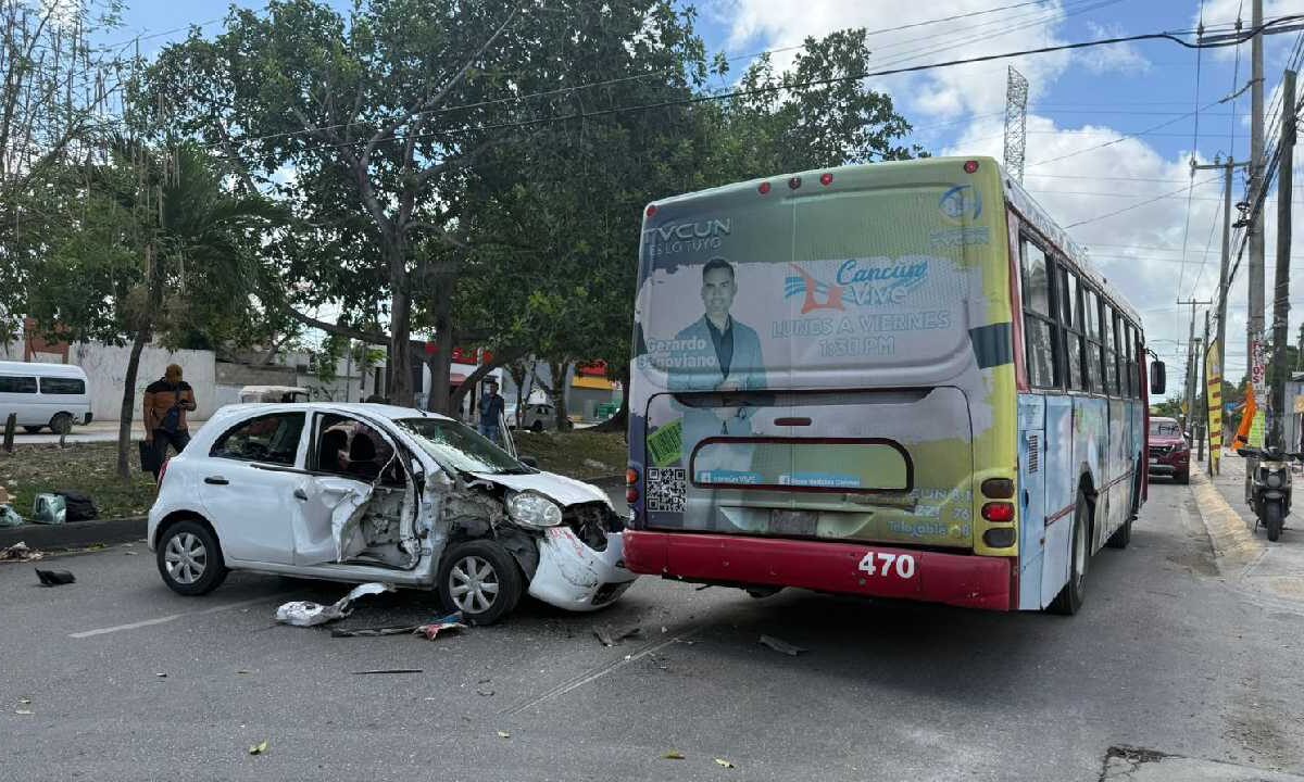 Accidente en Cancún.