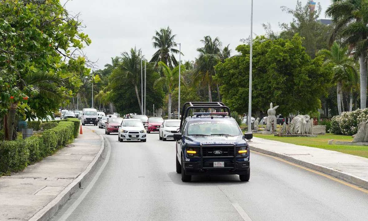 Operativo "Carrusel" en la zona hotelera de Cacnún.