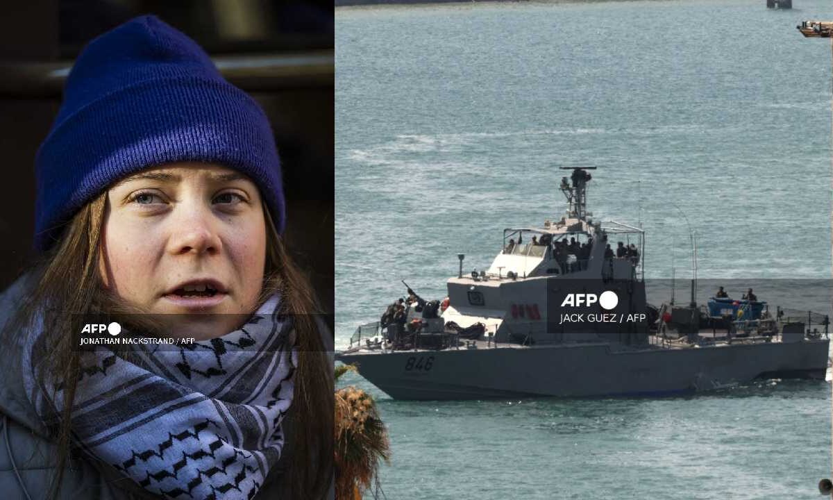 Ambientalista Greta Thunberg en aprietos.