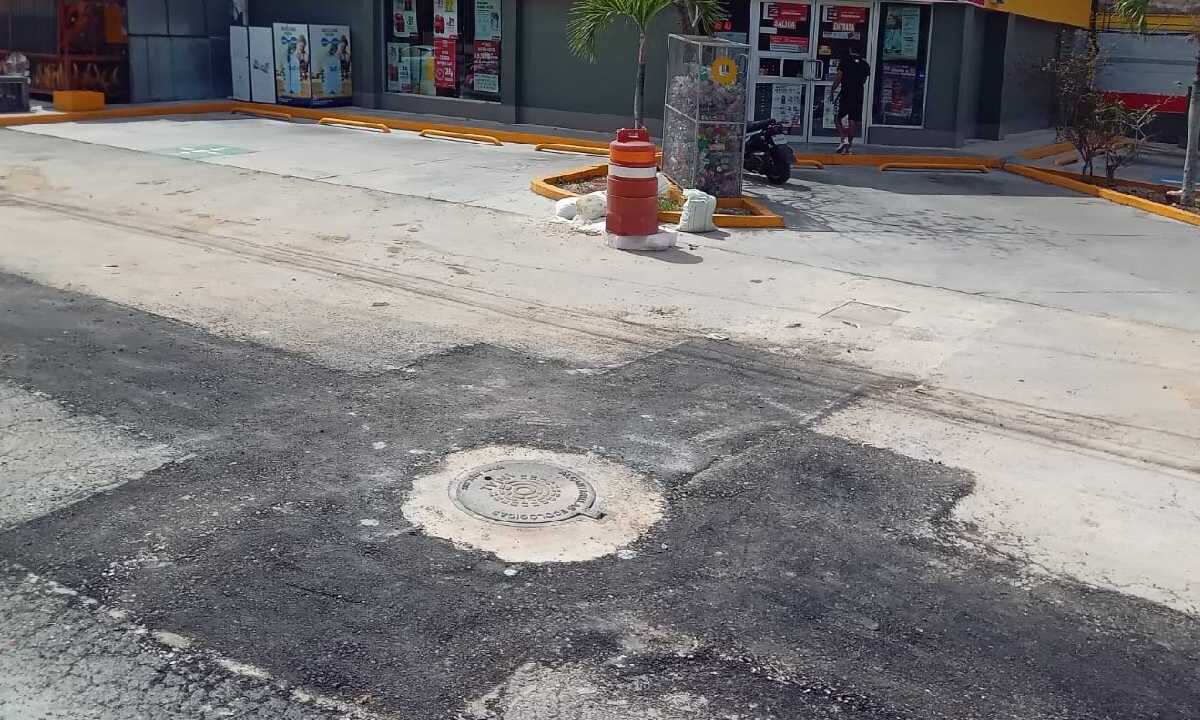 Cierres viales en Cancún.