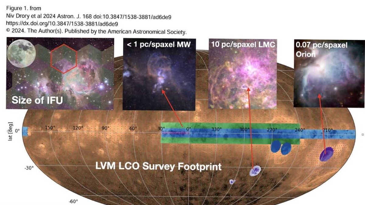 Trabajan en nuevo mapa de la Vía Lactea.