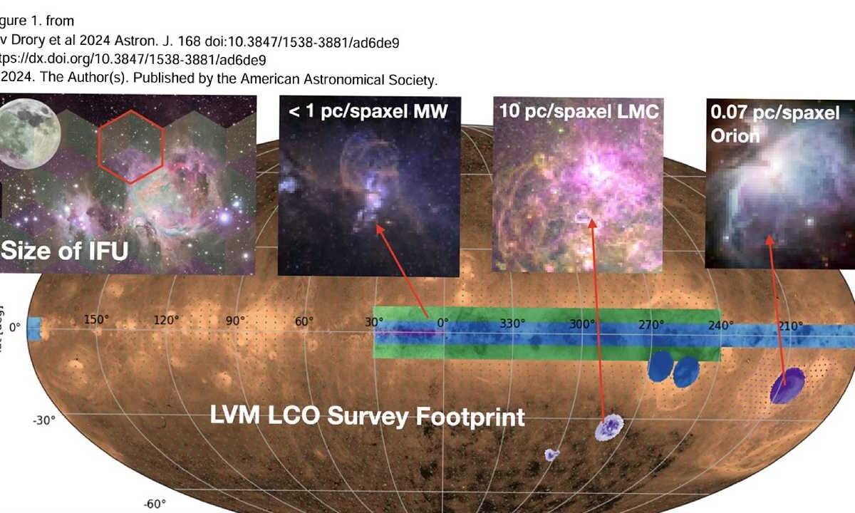 Trabajan en nuevo mapa de la Vía Lactea.