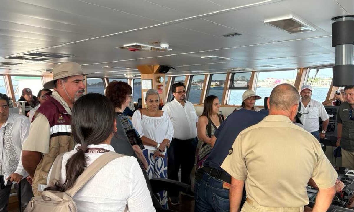 Buscan medidas para el sargazo en Quintana Roo.