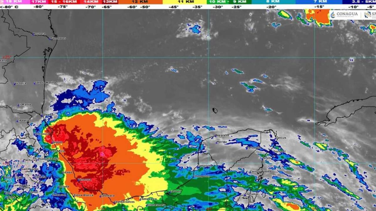 Ciclón tropical Erick también afectará a Quintana Roo.