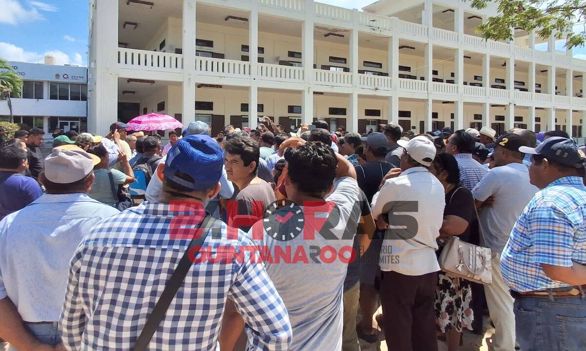 Manifestación de cañeros por crisis en el sector.