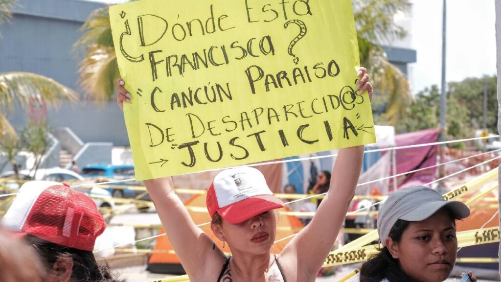 Protesta de Madres Buscadoras.