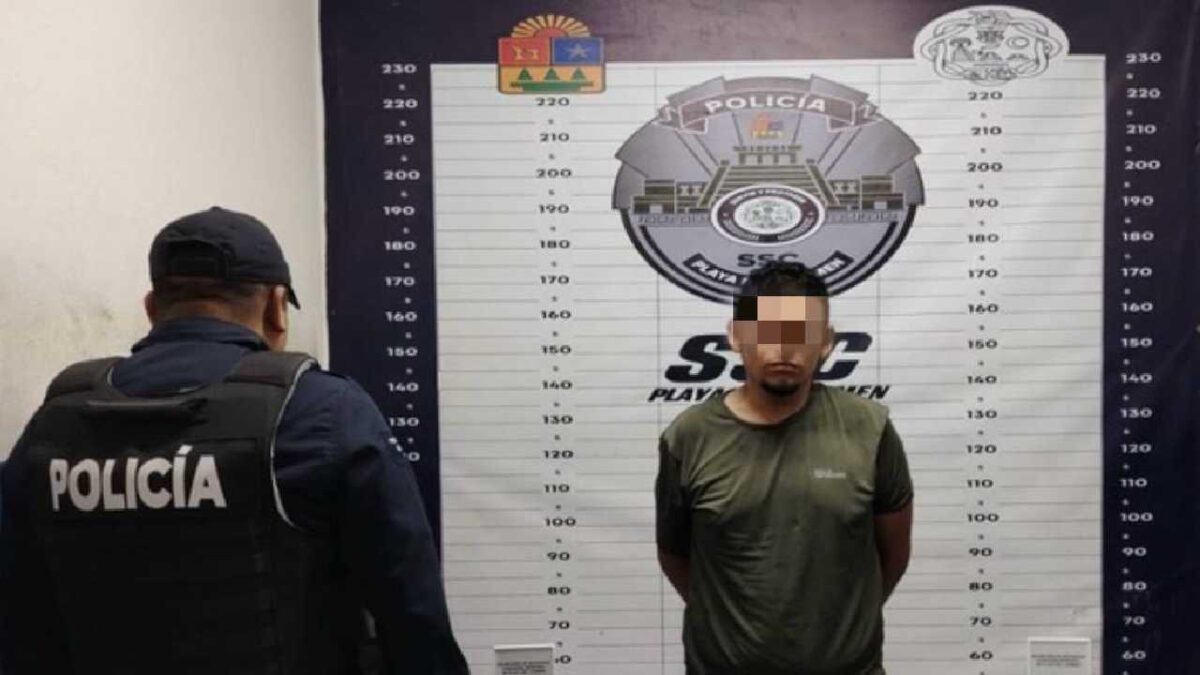 El sujeto traía droga.