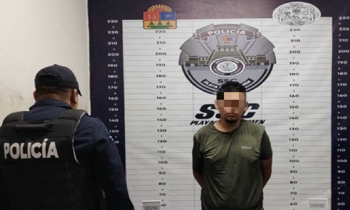 El sujeto traía droga.