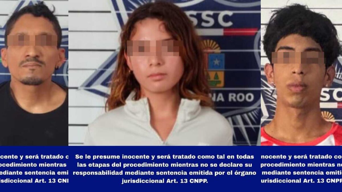 El operativo fue en Villas del Sol.