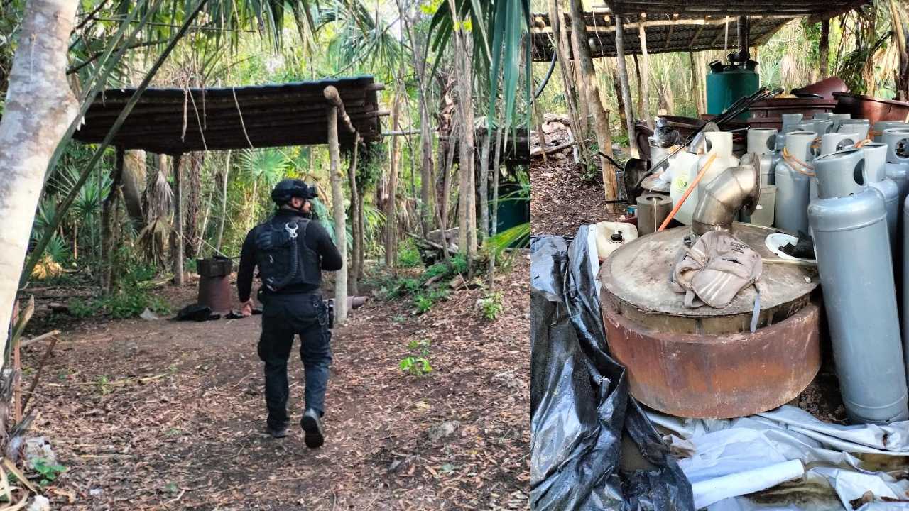 narcolaboratorio en Carrillo Puerto