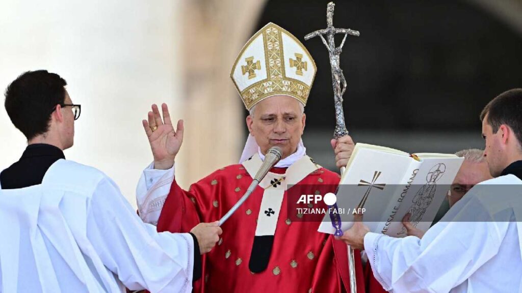 El Papa León XIV celebró la misa de Pentecostés.