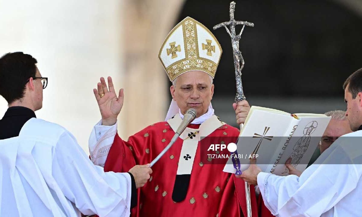 El Papa León XIV celebró la misa de Pentecostés.
