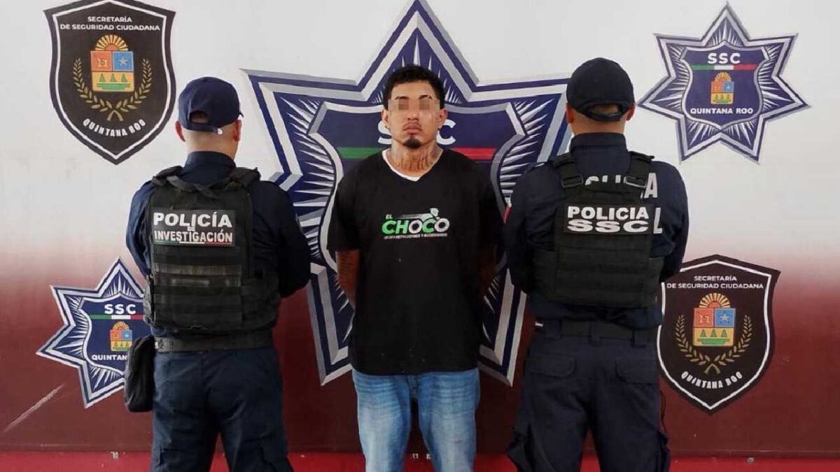 Persecución en Cancún y un detenido.