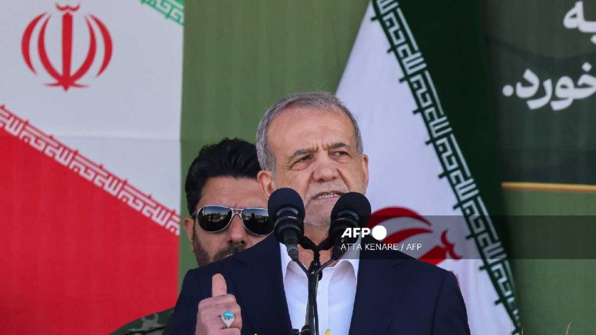 El presidente de Irán, Masoud Pezeshkian.