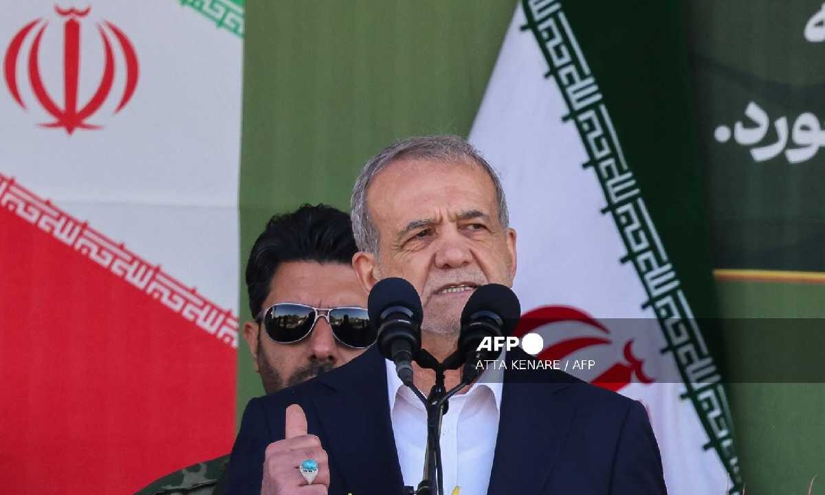 El presidente de Irán, Masoud Pezeshkian.